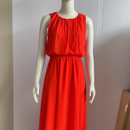 Sleeveless Waist-tight Dress Women