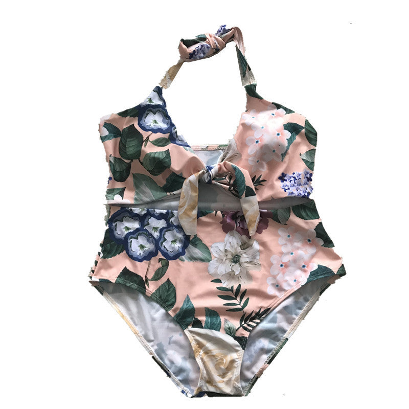 Fat woman print jumpsuit