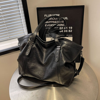 Retro Large Capacity Fashion Shoulder Messenger Bag