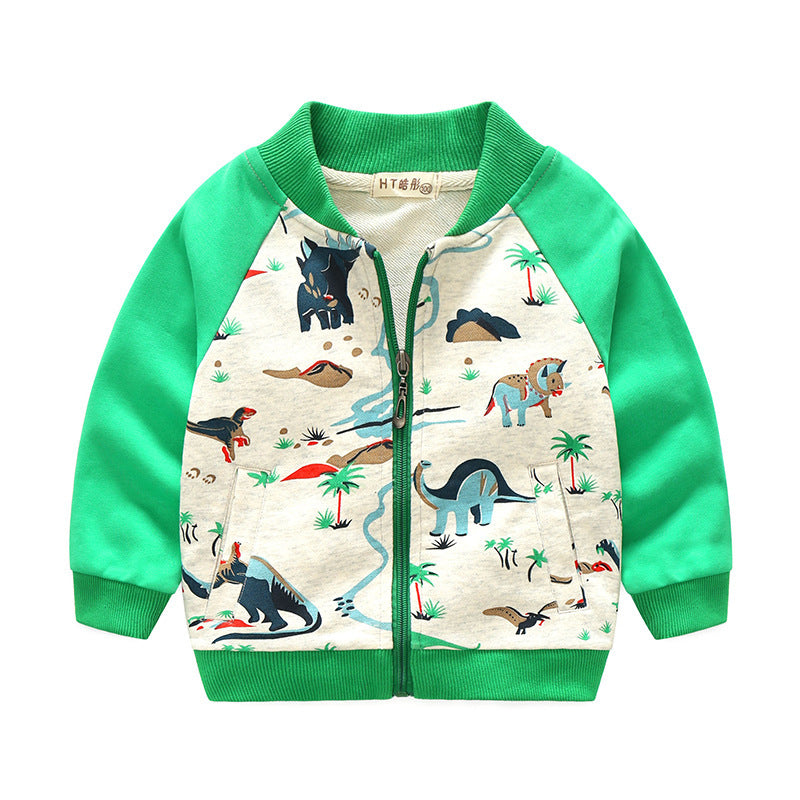 European And American Children's Clothing Cartoon Children's Coat