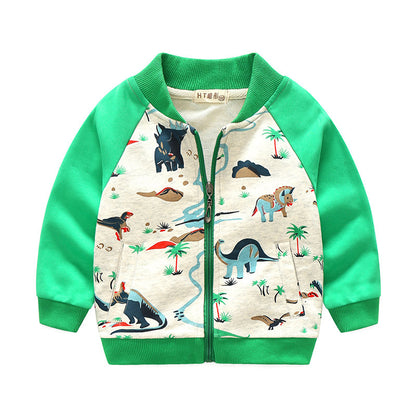 European And American Children's Clothing Cartoon Children's Coat