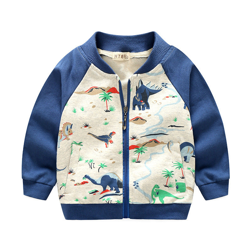 European And American Children's Clothing Cartoon Children's Coat